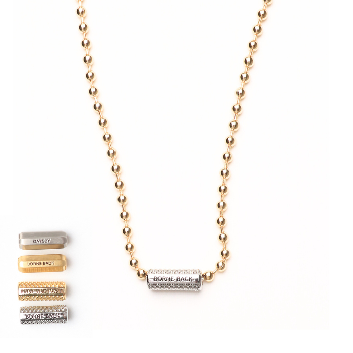 Gatsby Gold Ball Chain Necklace